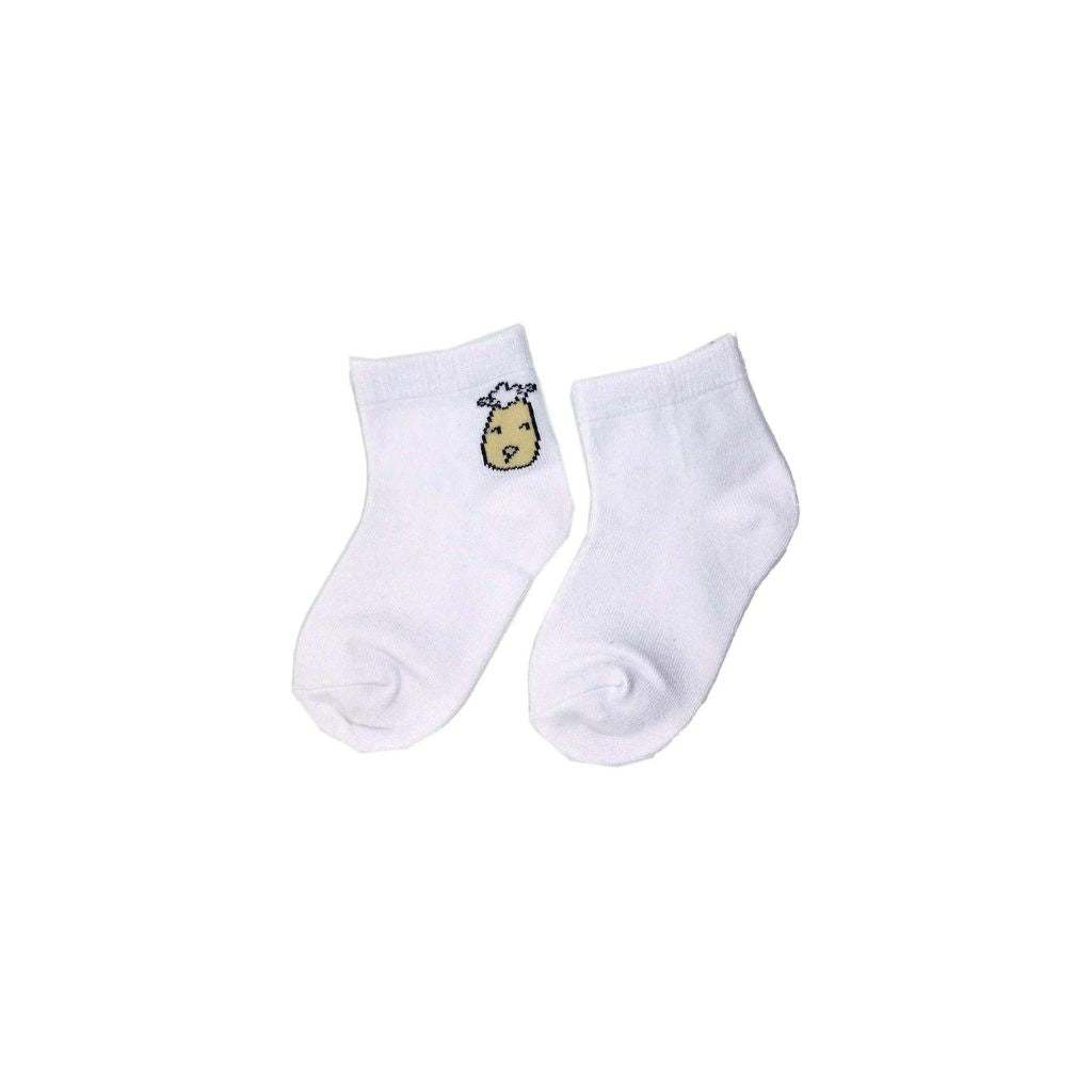 Baa Baa Sheepz Socks - White