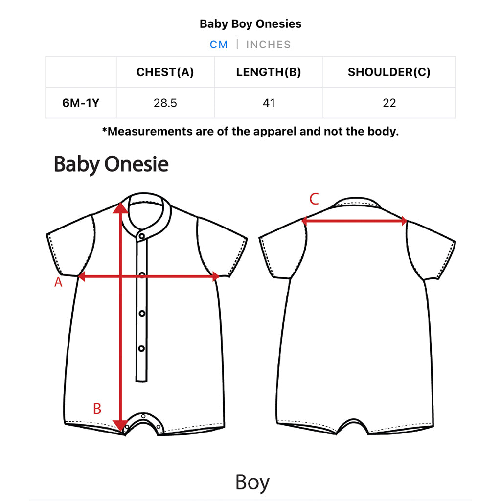 Motherswork x Maison Q CNY 2023 Boy Onesie