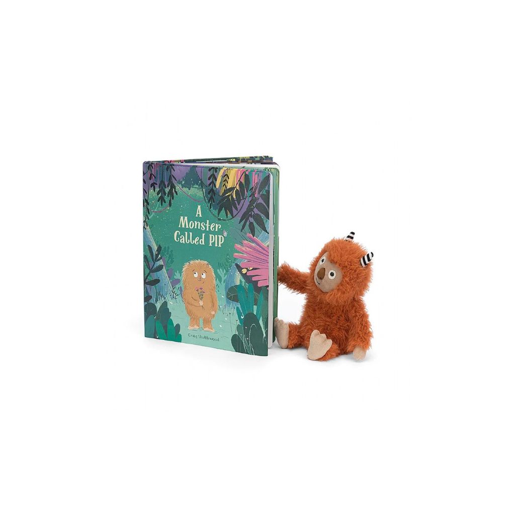 Jellycat  Monster and Book Bundle