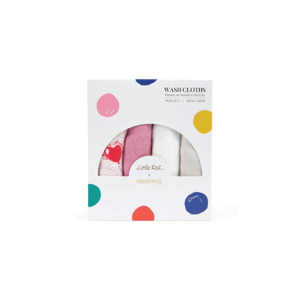 Little Rei x Maison Q Carnival Wash Cloth - 4pc