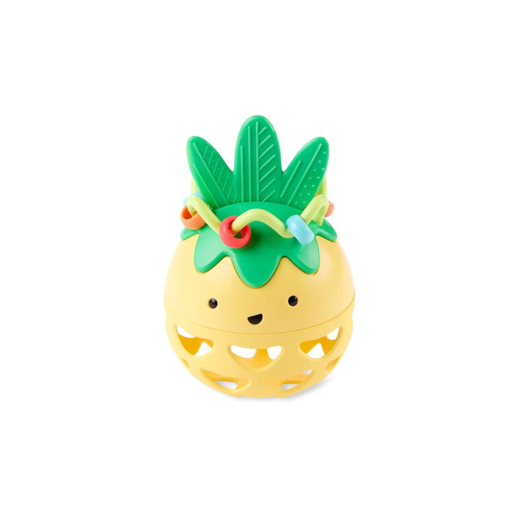 Skip Hop Farmstand Roll Around Pineapple Rattle Toy