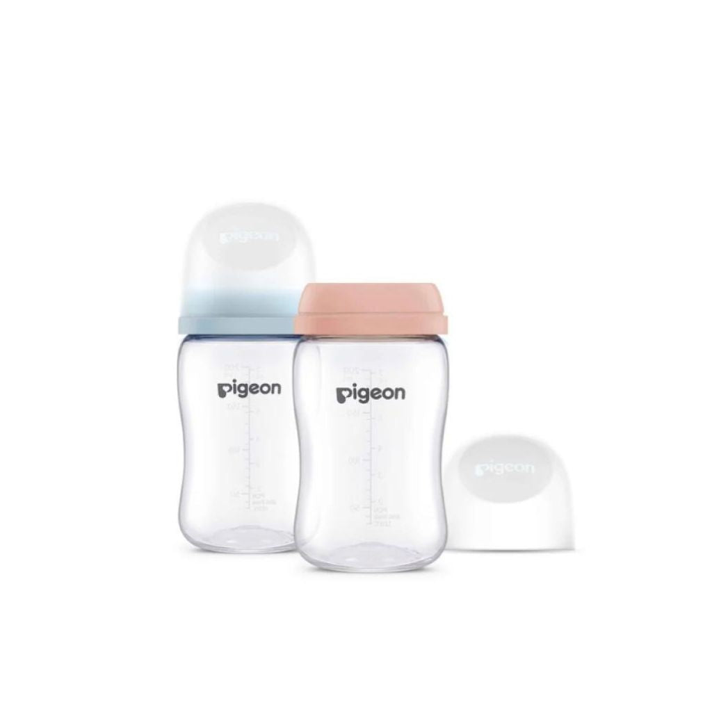 Pigeon Softouch Nursing Bottle Without Nipple T-Ester 200ml (2 Pack)