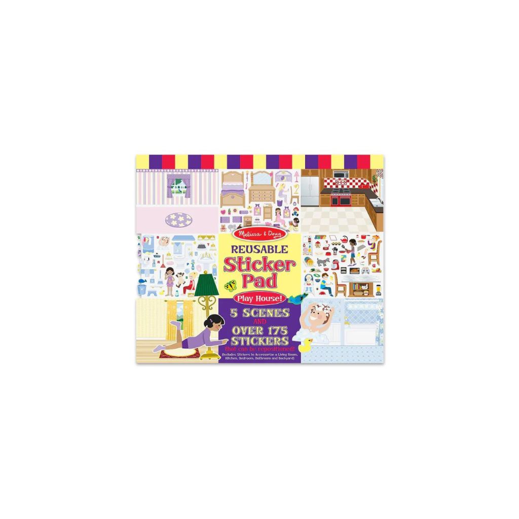 Melissa & Doug Reusable Sticker Pad - Playhouse