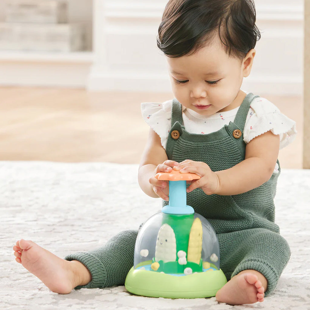 Skip Hop Farmstand Push & Spin Baby Toy