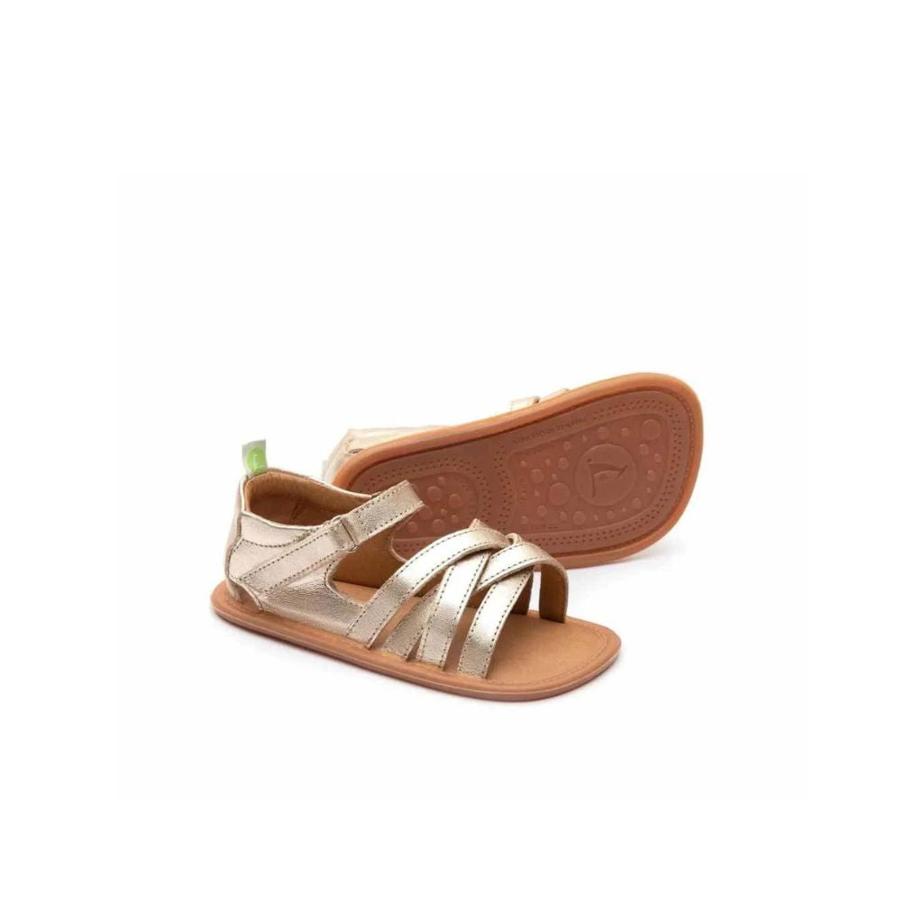 Tip Toey Joey Toddler Sandal Criss Cross - Champagne