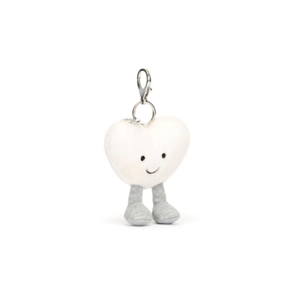 Jellycat Amuseables Cream Heart Bag Charm