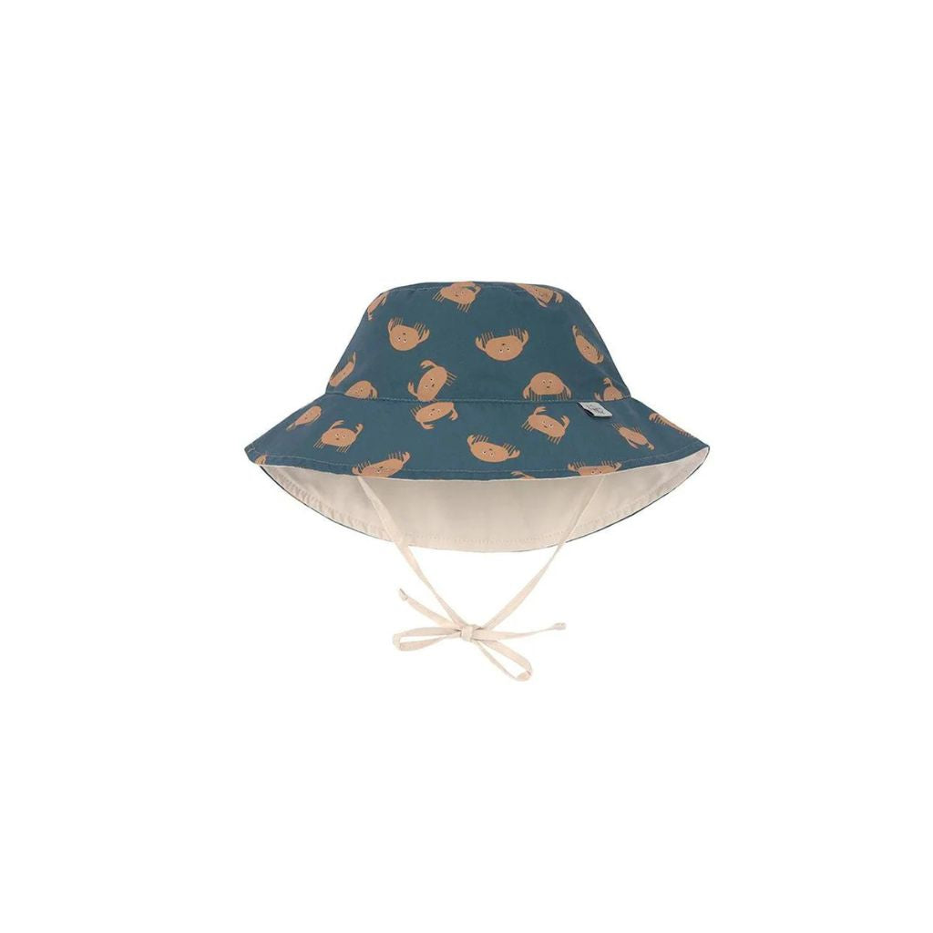 Lassig Sun Protection Bucket Hat, Crabs Blue