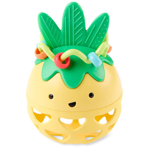 Skip Hop Farmstand Roll Around Pineapple Rattle Toy
