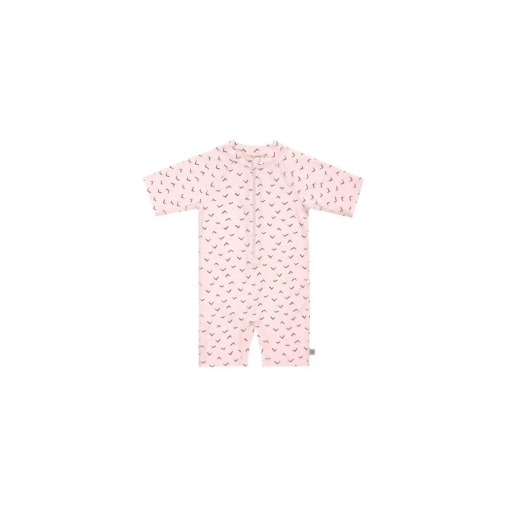 Lassig Short Sleeve Sunsuit - Jags Light Pink