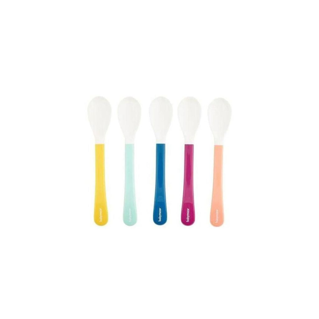 Babymoov 2nd Age Multicoloured Spoon x 5pc