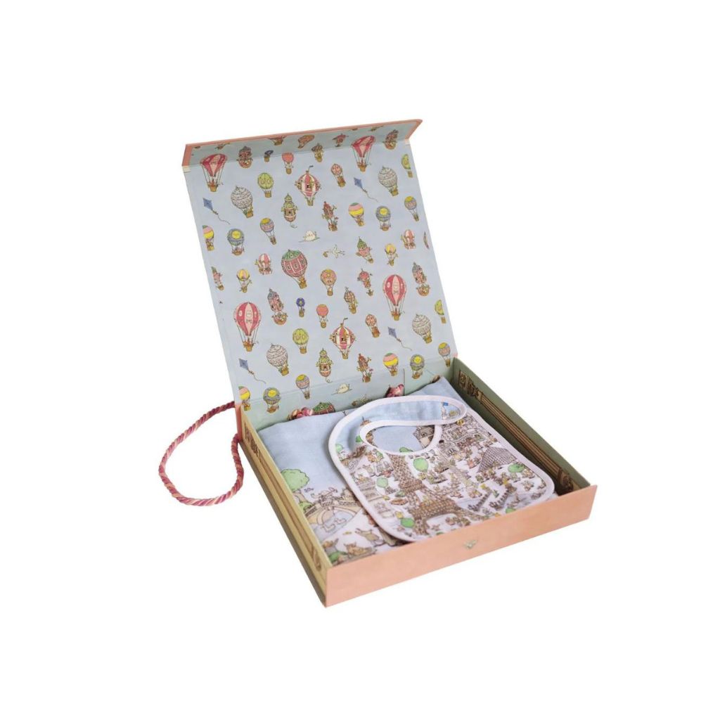 Atelier Choux Gift Set - Carre + Small Bib Bundle (With Box)