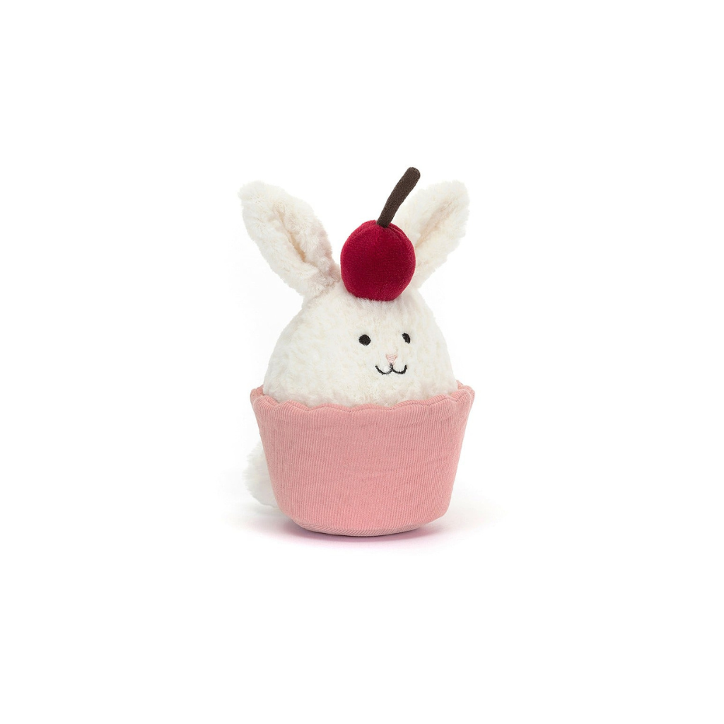 Jellycat Dainty Dessert Bunny Cupcake