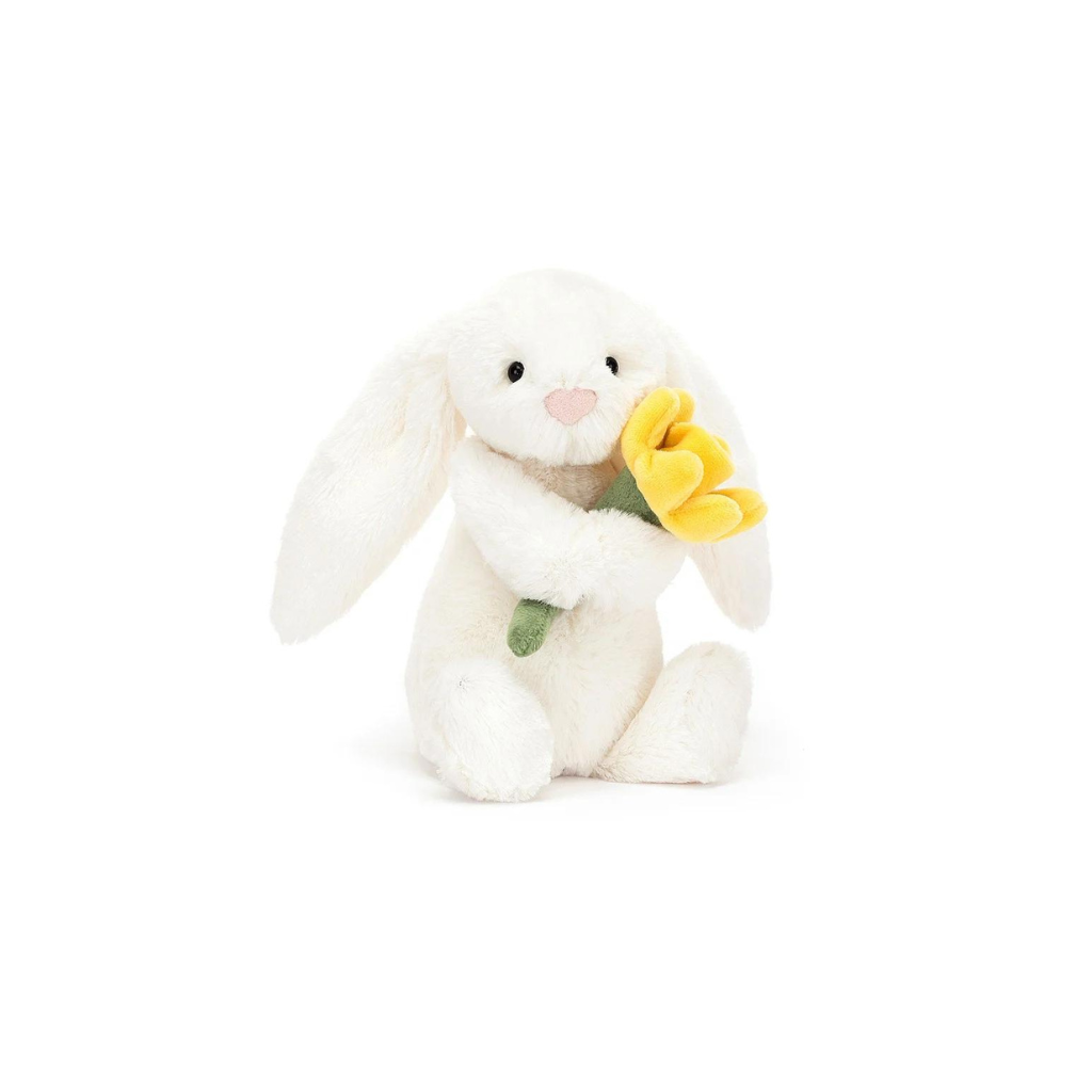 Jellycat Bashful Bunny With Daffodil