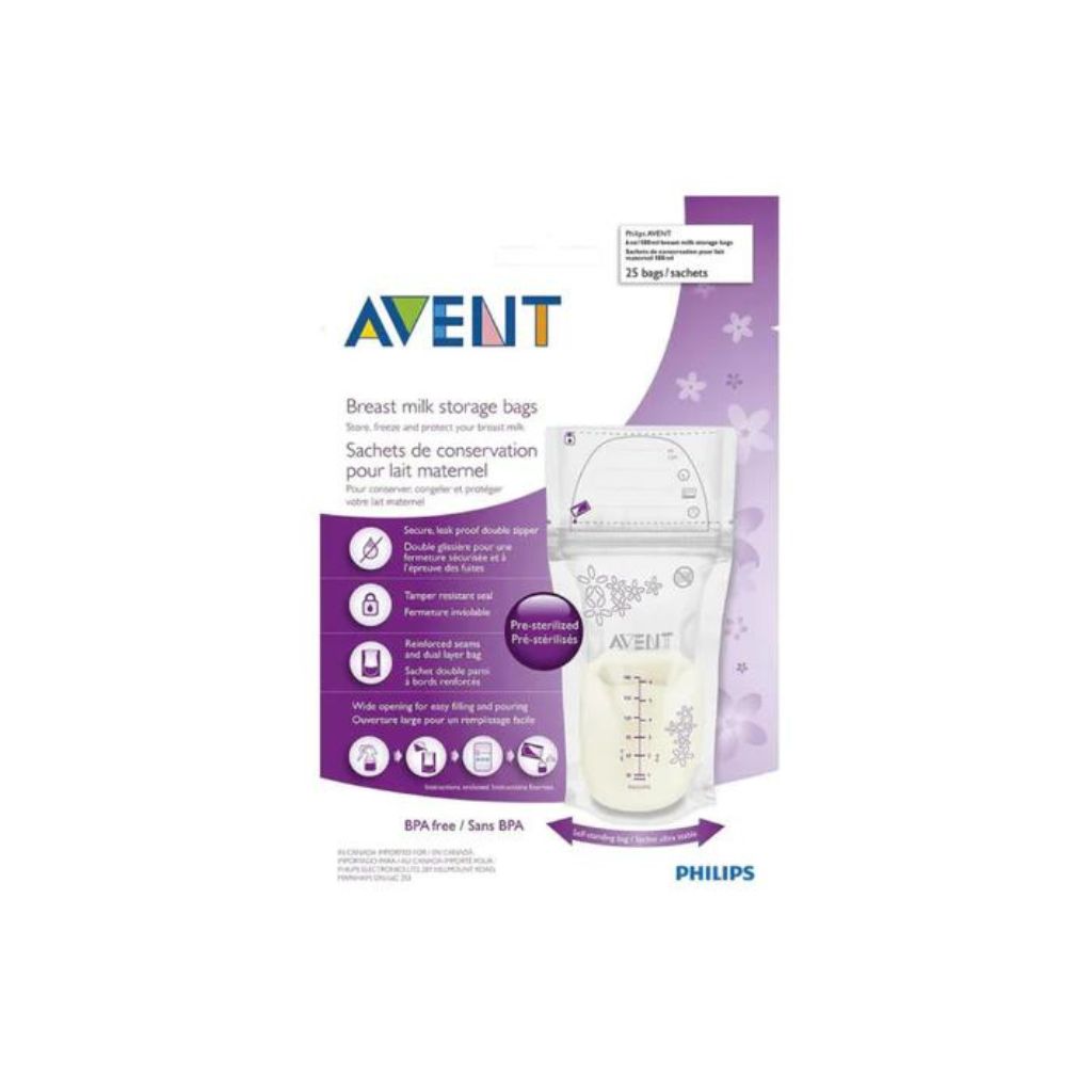 Avent Breast Milk Storage Bags - 25 Bags