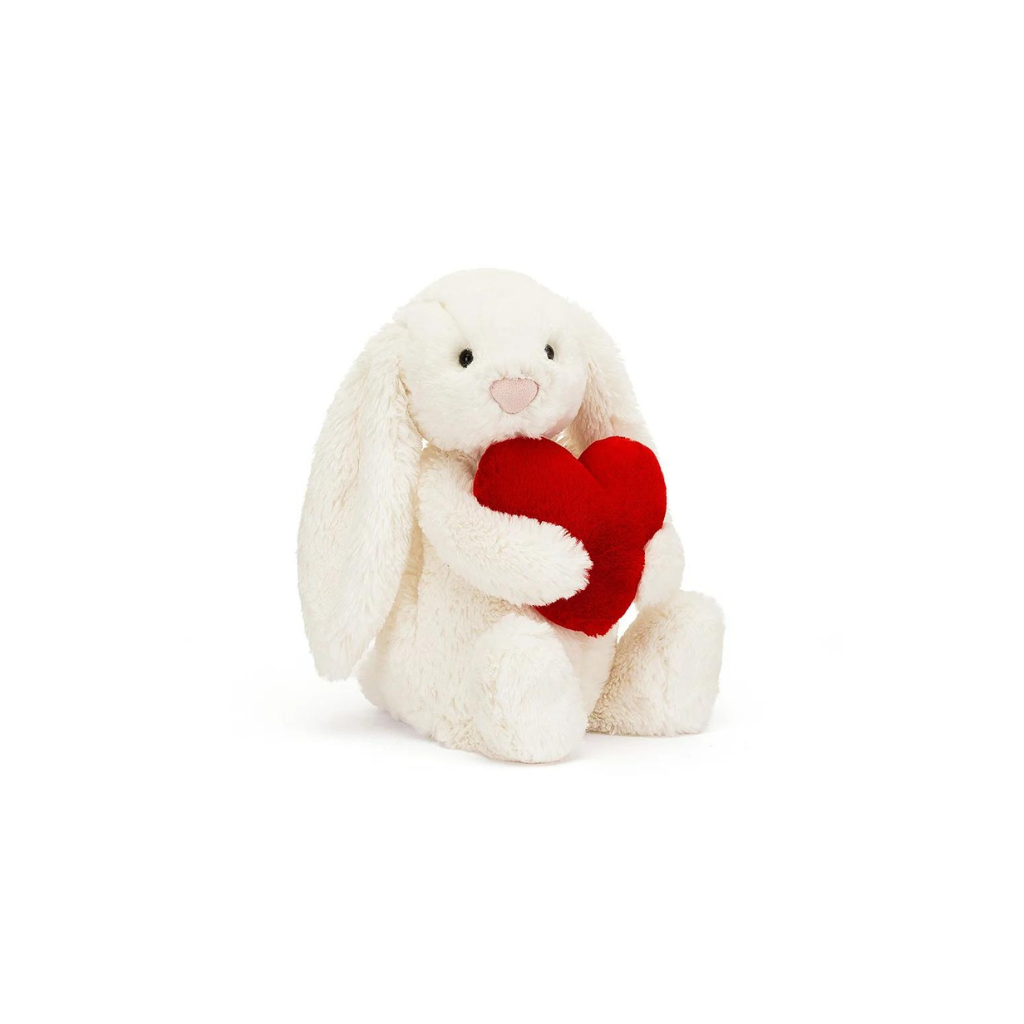 Jellycat Bashful Red Love Heart Bunny Medium