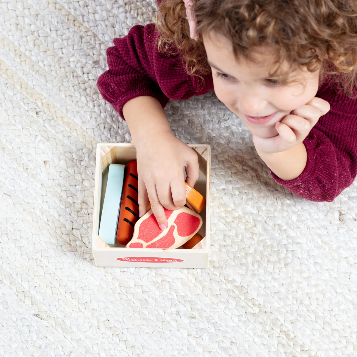 Melissa & Doug Wooden Food Groups Play Set