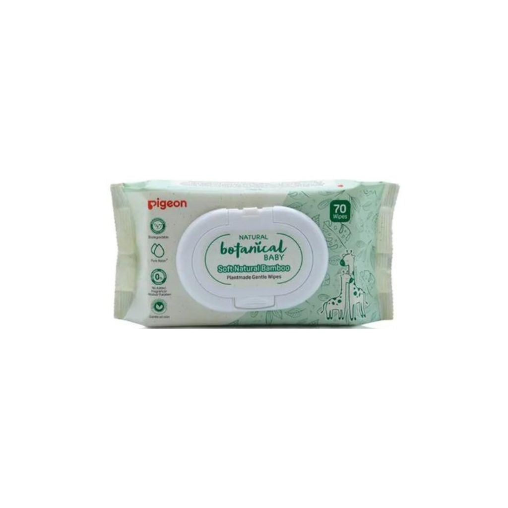 Pigeon Natural Botanical Plantmade Gentle Wipes (70 Sheets)