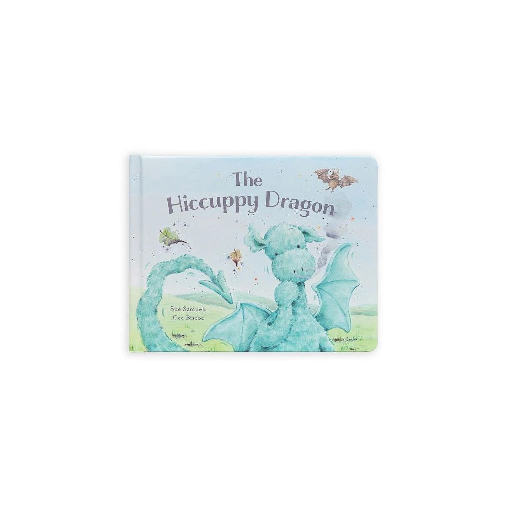 Jellycat The Hiccupy Dragon Book