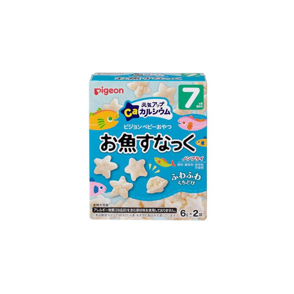 Pigeon Baby Baby Snack Fish (2 Packs x 6g)