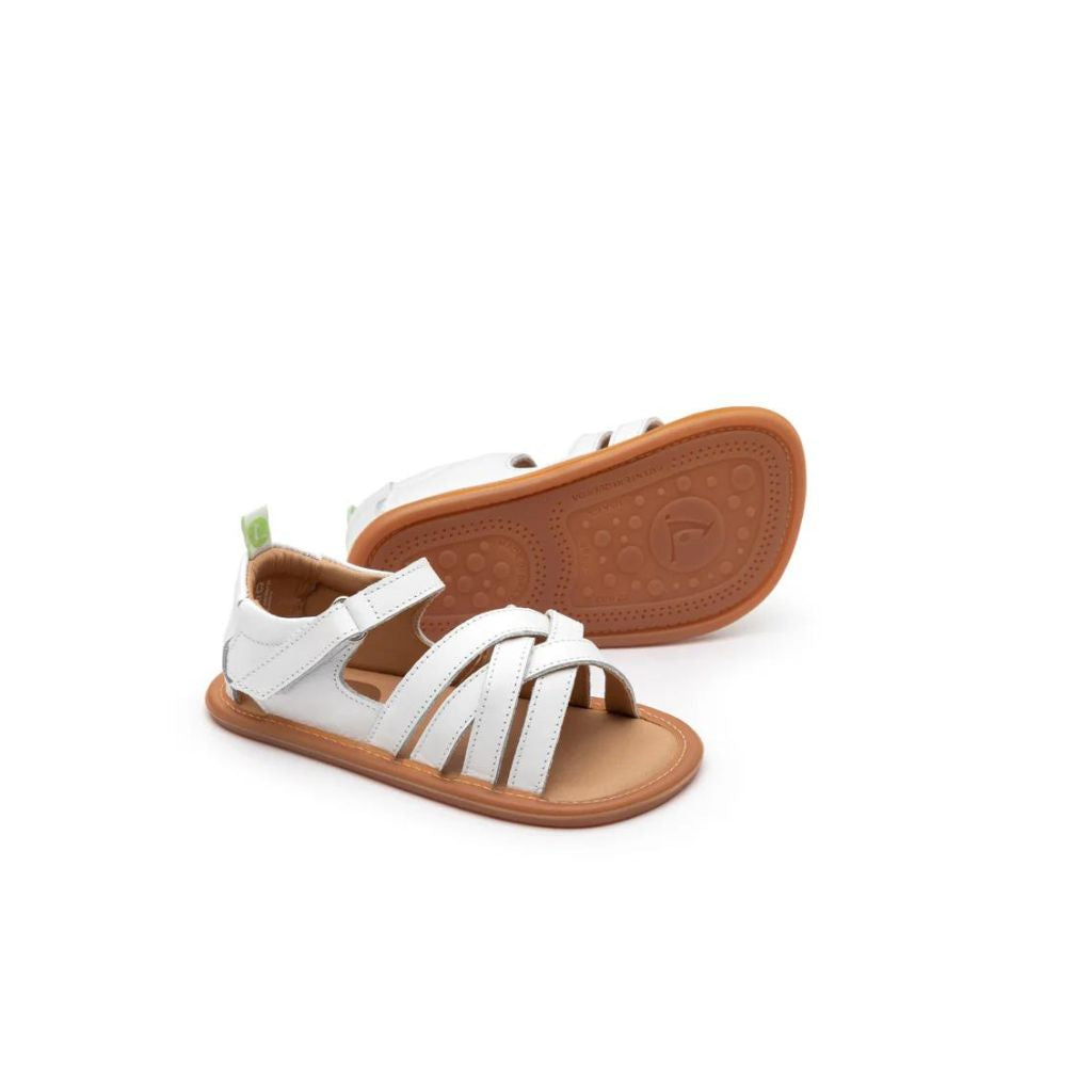 Tip Toey Joey Toddler Sandal Criss Cross - White