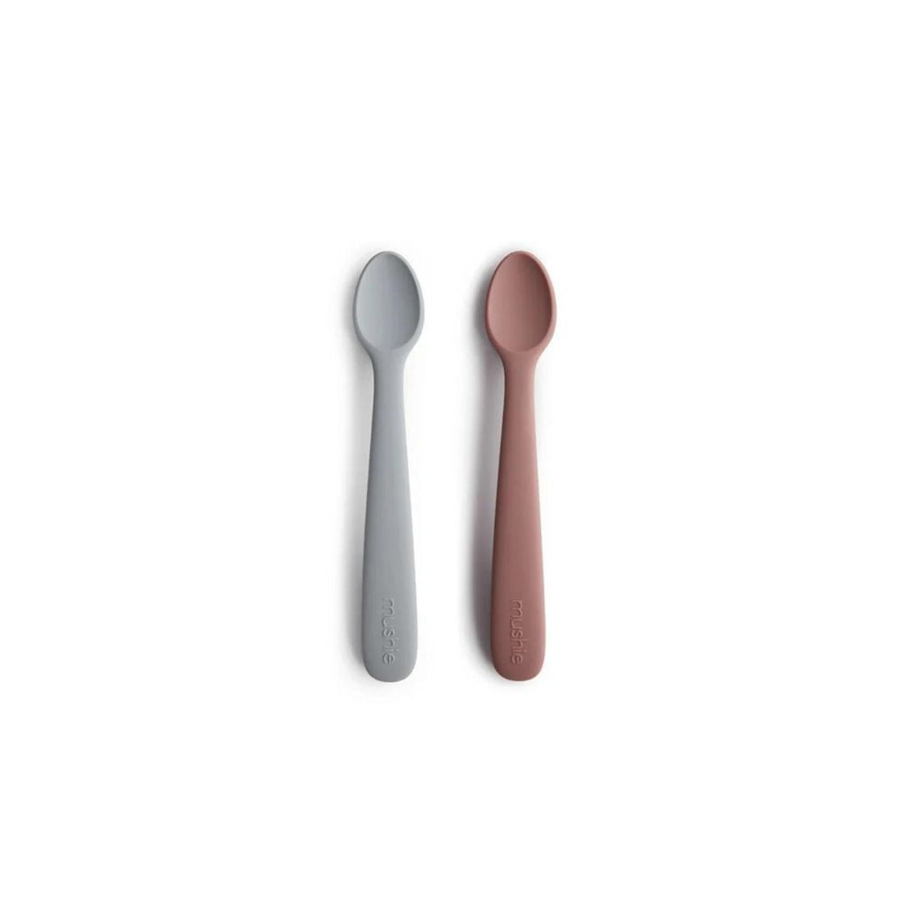 Mushie Silicone Feeding Spoons 2-Pack