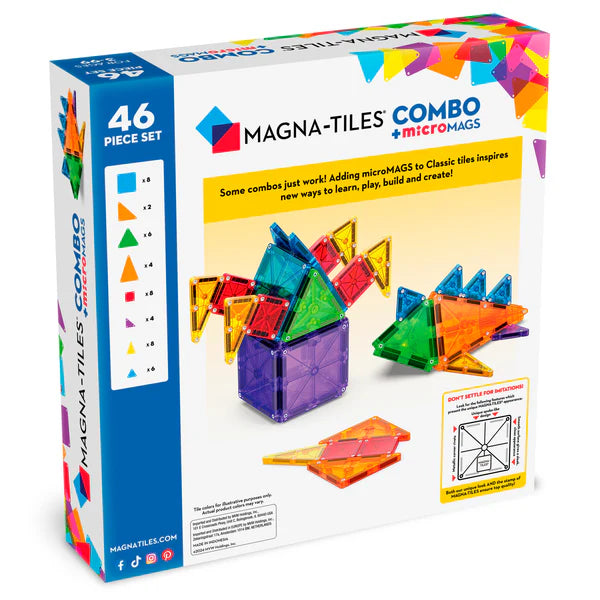 Magna-Tiles Combo + microMAGS 46pc