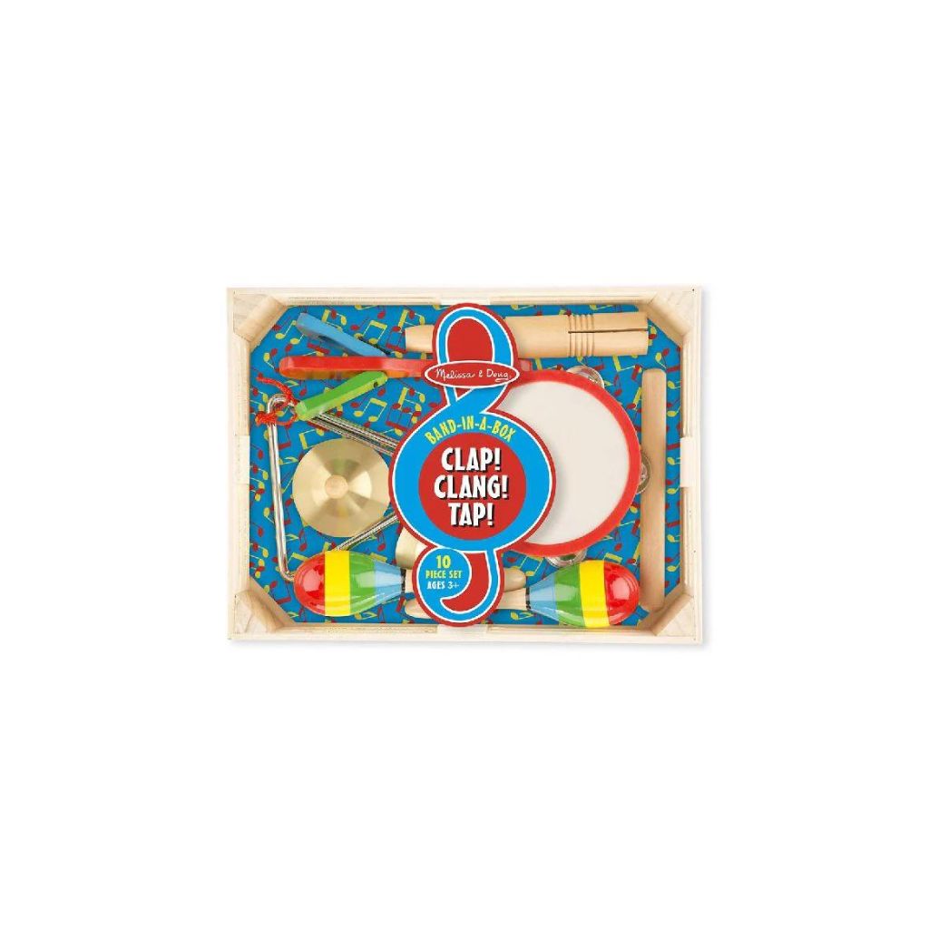 Melissa & Doug Band-in-a-Box - Clap! Clang! Tap!