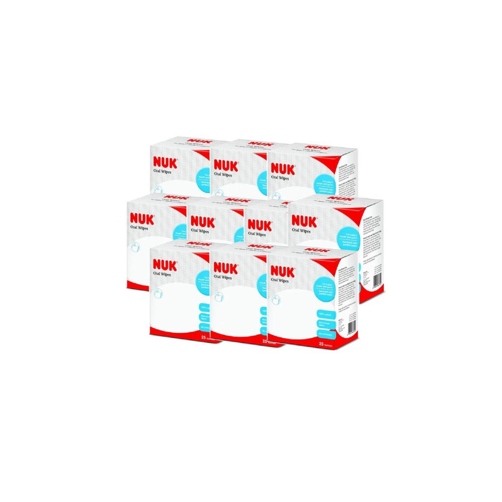 NUK Oral Wipes (25pc x 10 boxes)