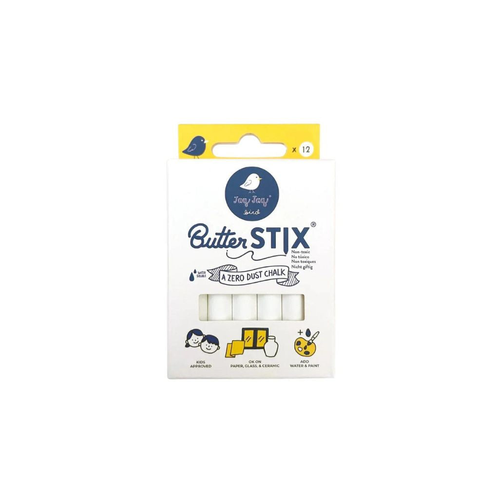 Jaq Jaq Bird ButterStix 12pk White