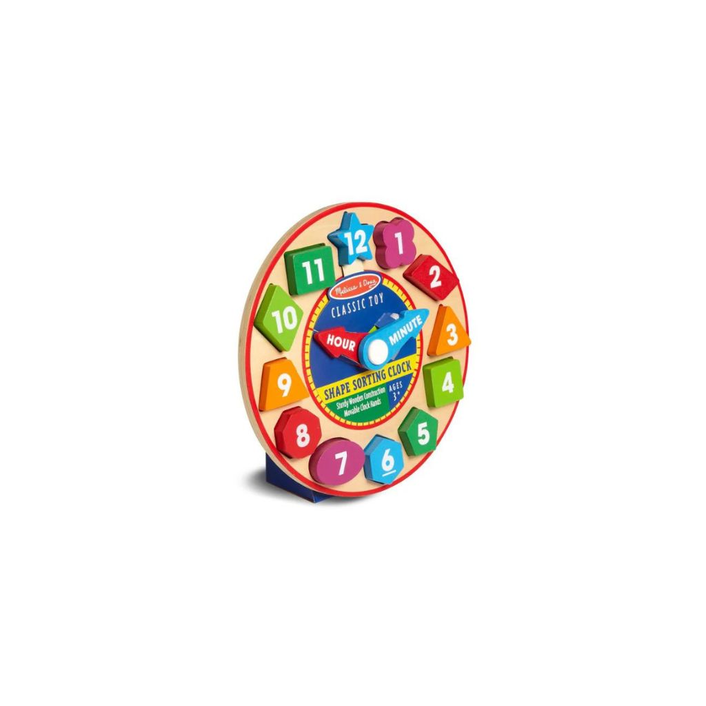 Melissa & Doug Shape Sorting Clock 3 years+