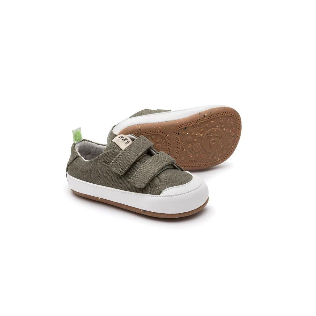 Tip Toey Joey Bossy Green - Verde Eco Canvas