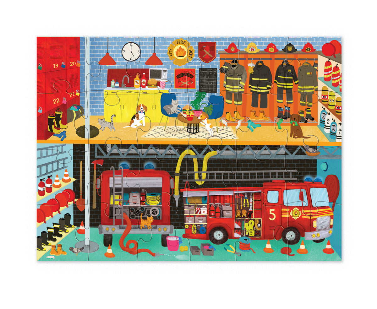 Crocodile Creek Flat House Puzzle (50pc)