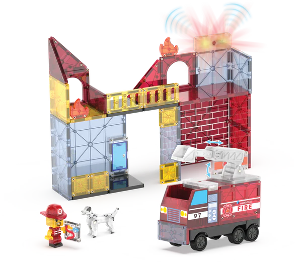 The Original Magna-Tiles Fire Station™