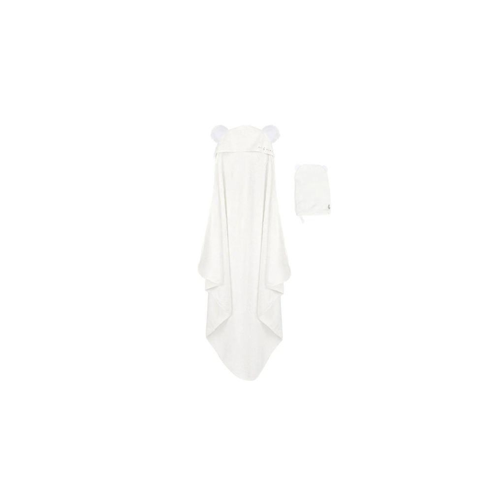 Raph&Remy Organic Bamboo Hooded Baby Towel & Mitt Set