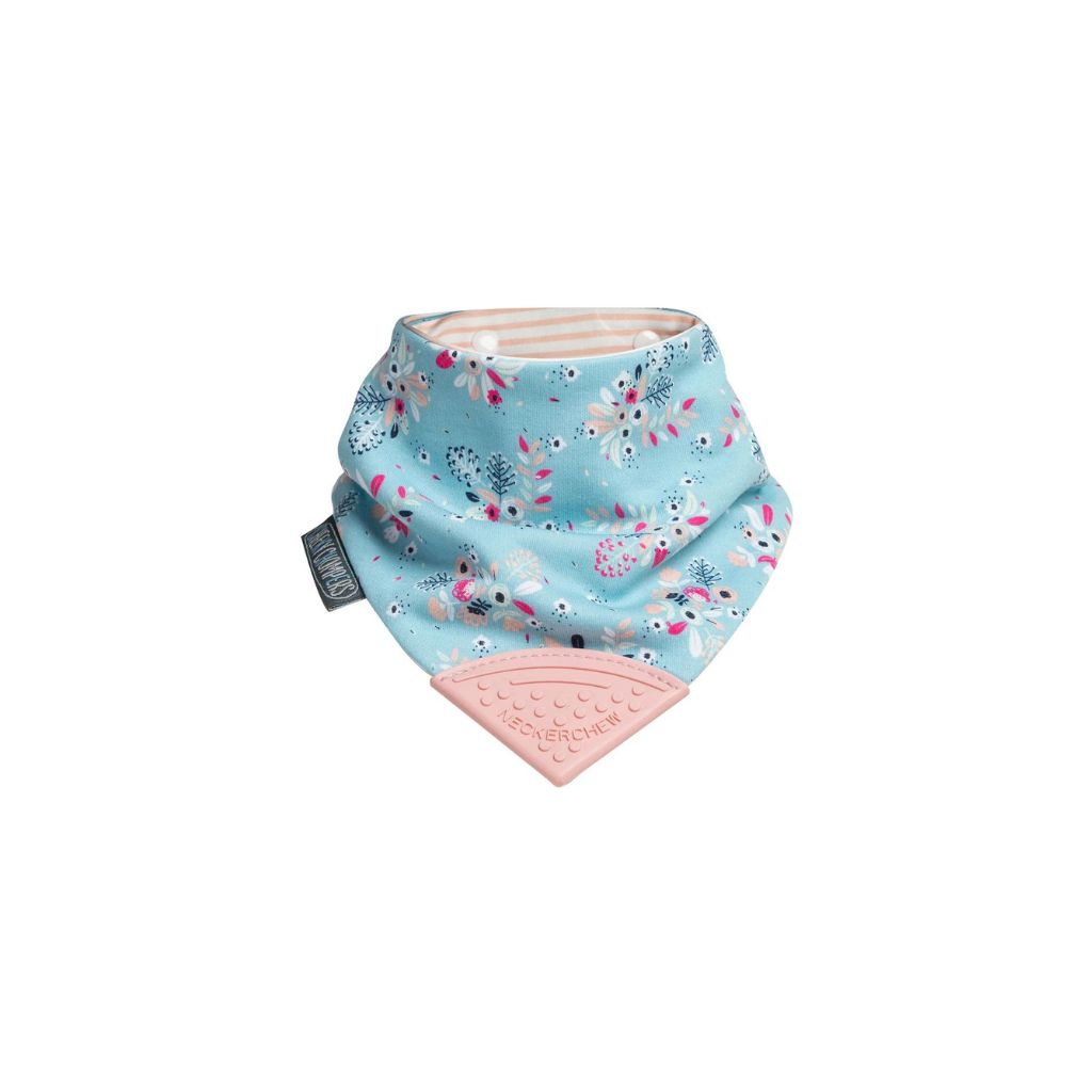 Cheeky Chompers Botanical Bloom Neckerchew - Teething Dribble Bib