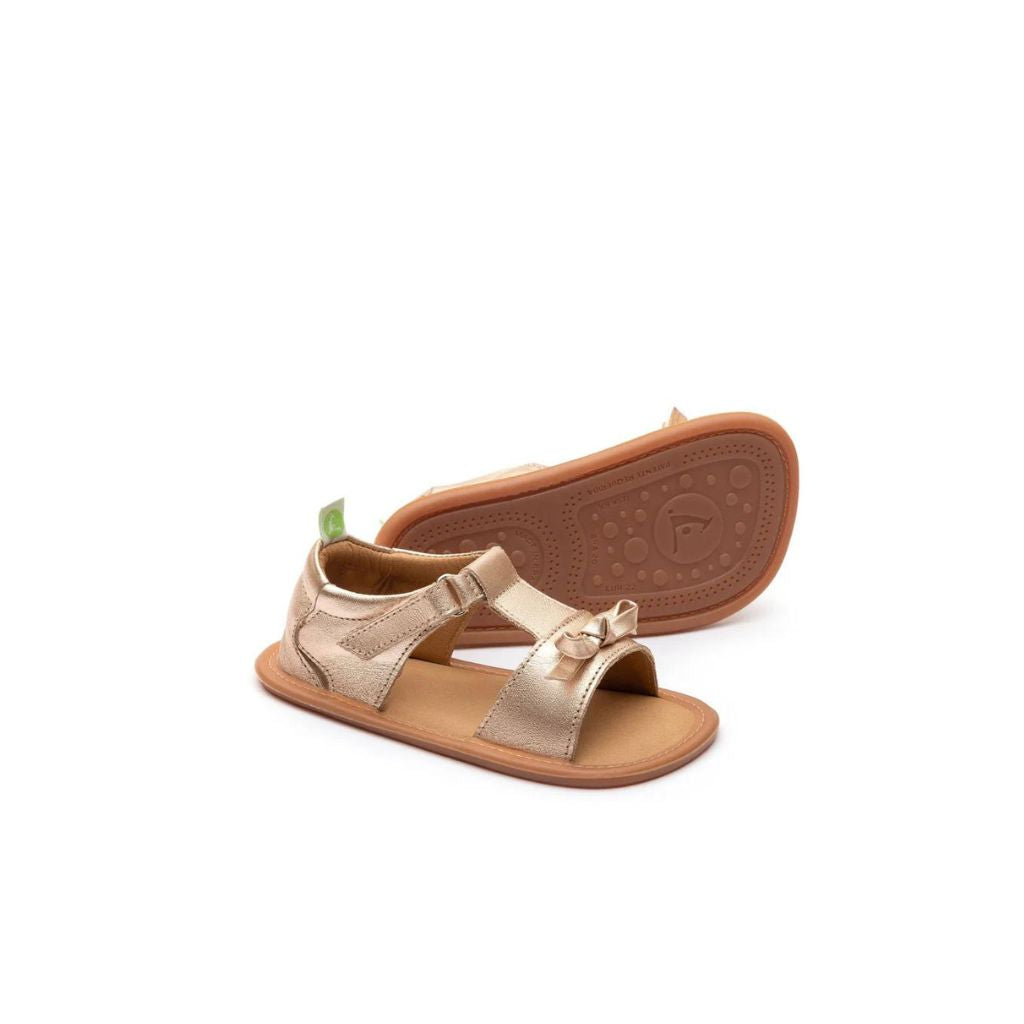 Tip Toey Joey Toddler Sandal Whimsy - Metallic Salmon