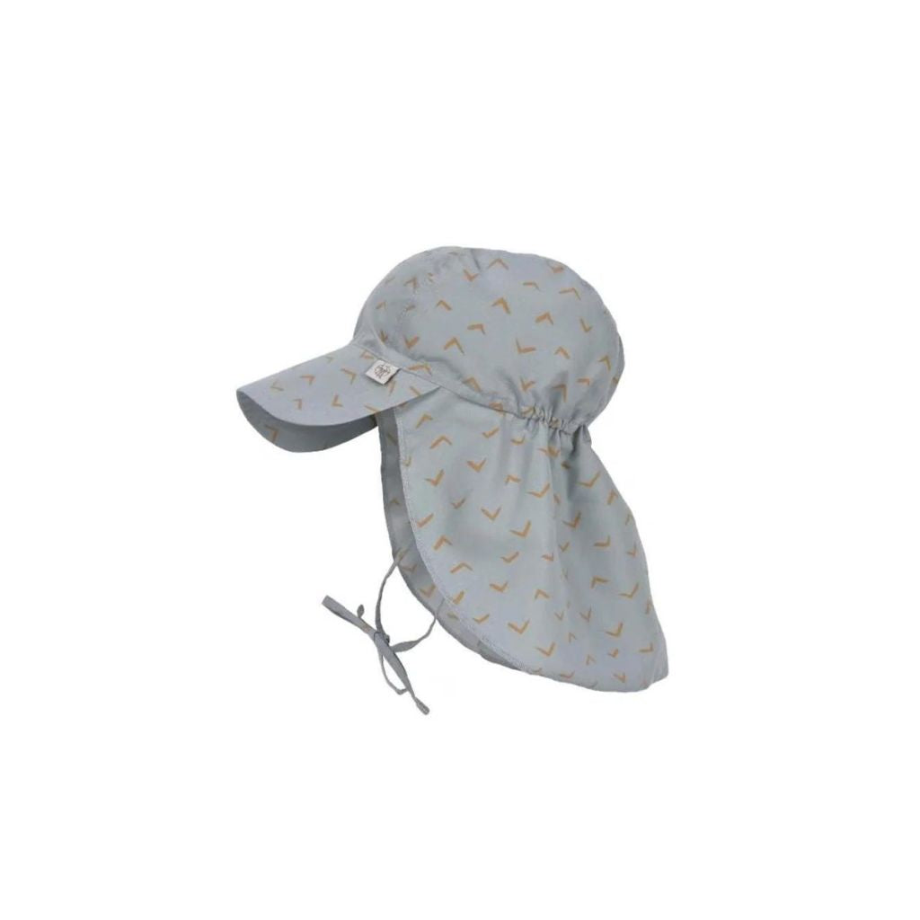 Lassig Sun Protection Flap Hat, Jags Light Blue