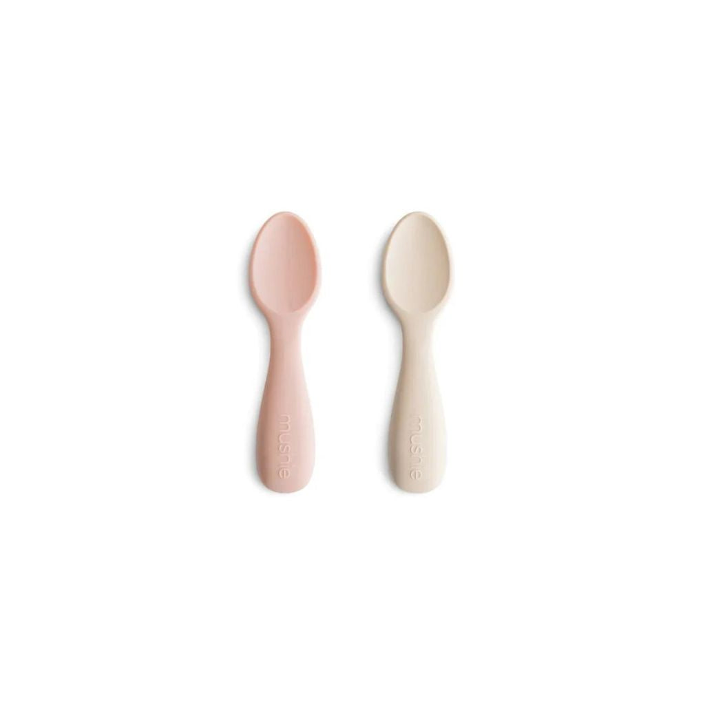 Mushie Silicone Toddler Starter Spoons 2-Pack