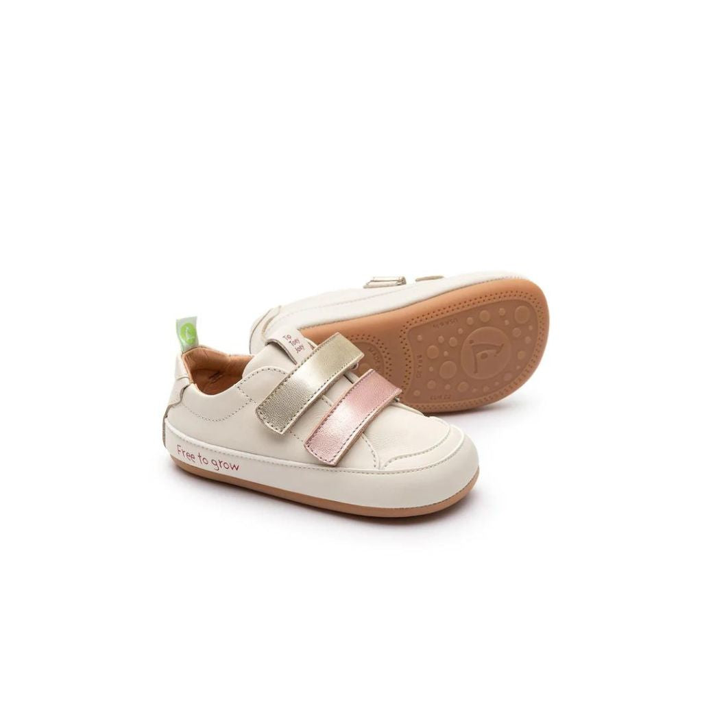 Tip Toey Joey Toddler Sneaker Bossy Play - Tapioca/Rose Gold/ Chm