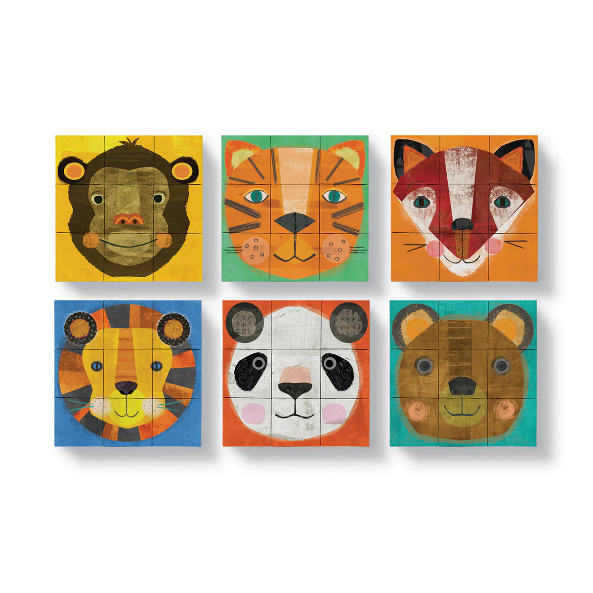 Crocodile Creek Puzzle Blocks (Make-A-Face)