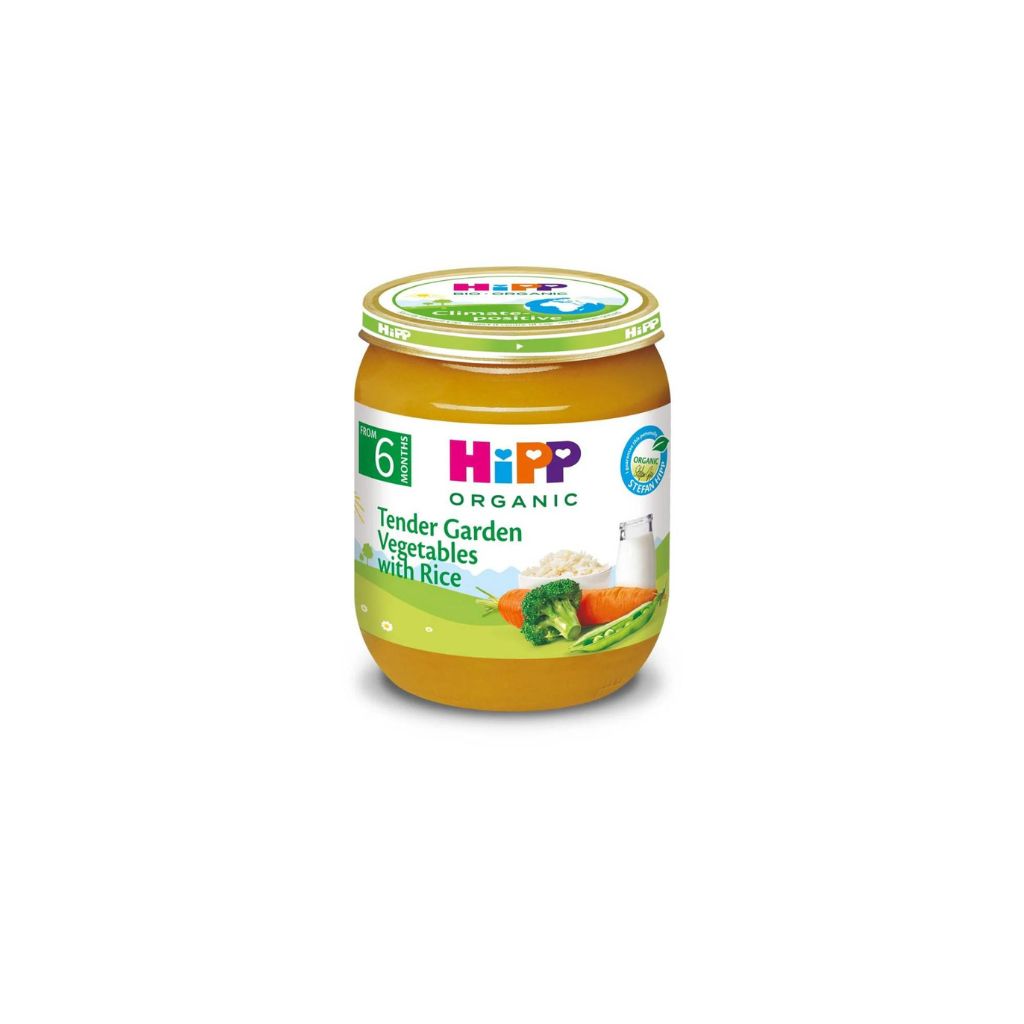 HiPP Tender Garden Vegetables with Rice 125g