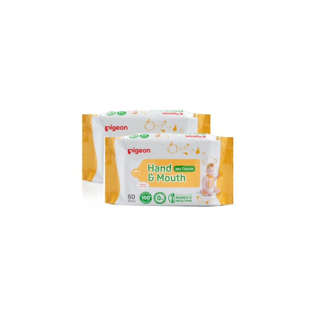 Pigeon Hand & Mouth Wipes 2 x 60s