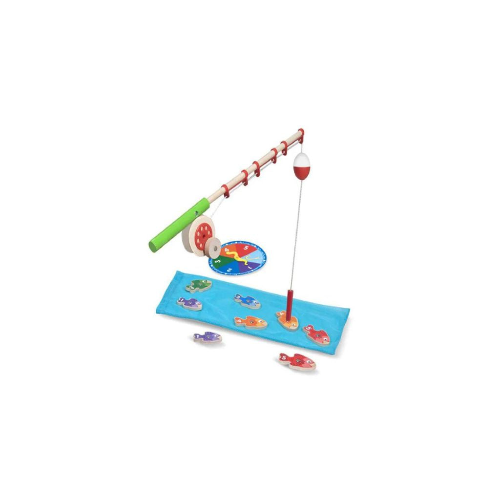 Melissa & Doug Catch & Count Magnetic Fishing Rod Set