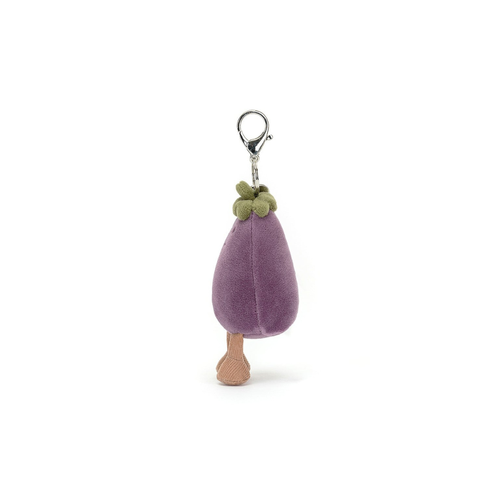 Jellycat Vivacious Aubergine Bag Charm