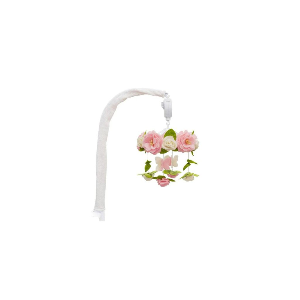 Living Textiles Musical Mobile Set (Floral Wreath)