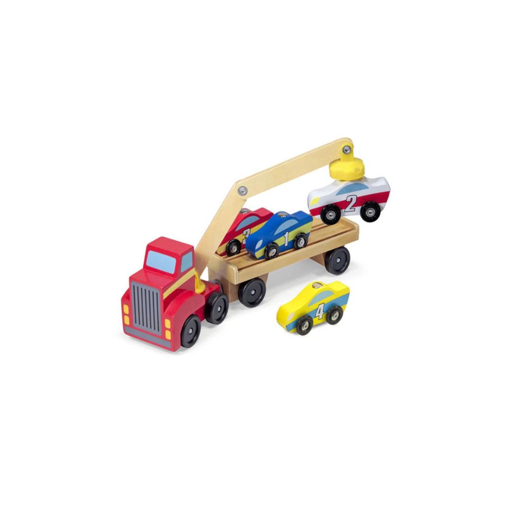 Melissa & Doug Magnetic Car Loader