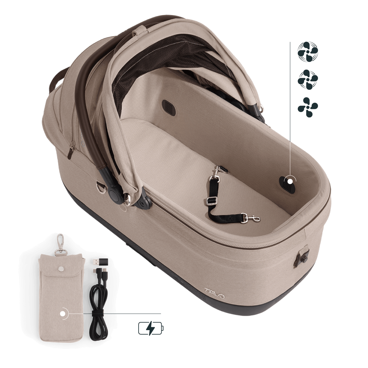 Tavo Maeve™ ISO7X Wind Pet Car Seat