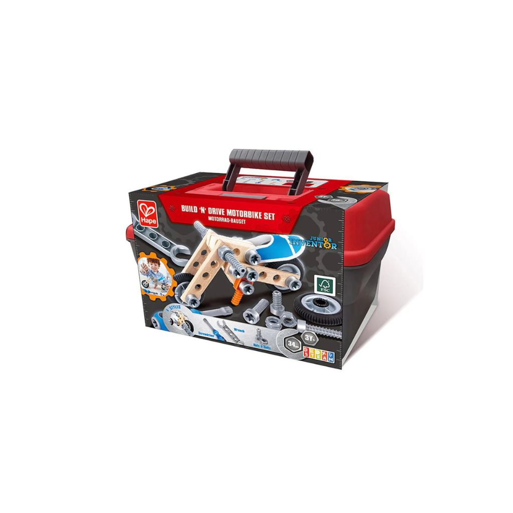 Hape Build ''N'' Drive Motorbike Set