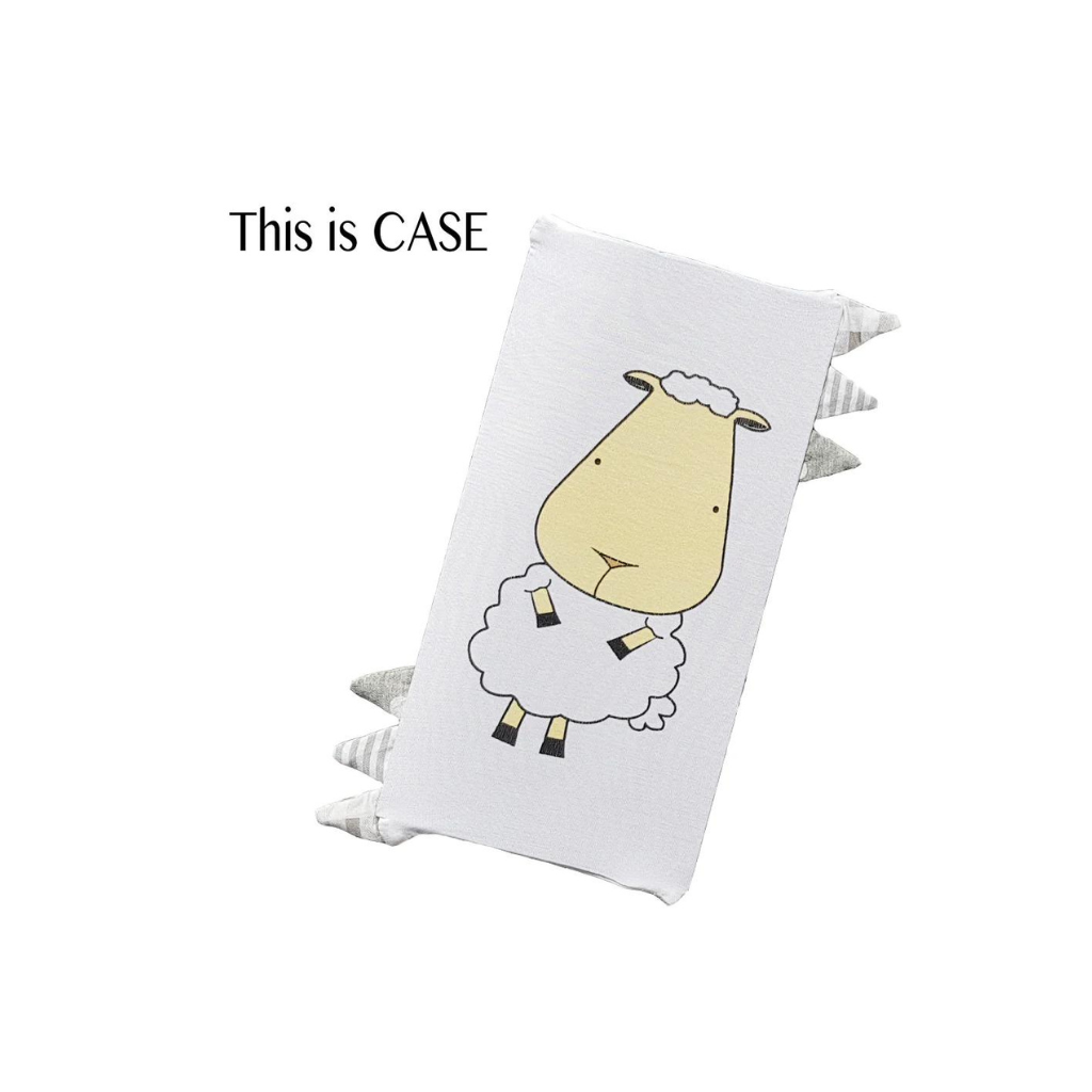 Baa Baa Sheepz Bedtime Buddy Case Front & Back Sheepz