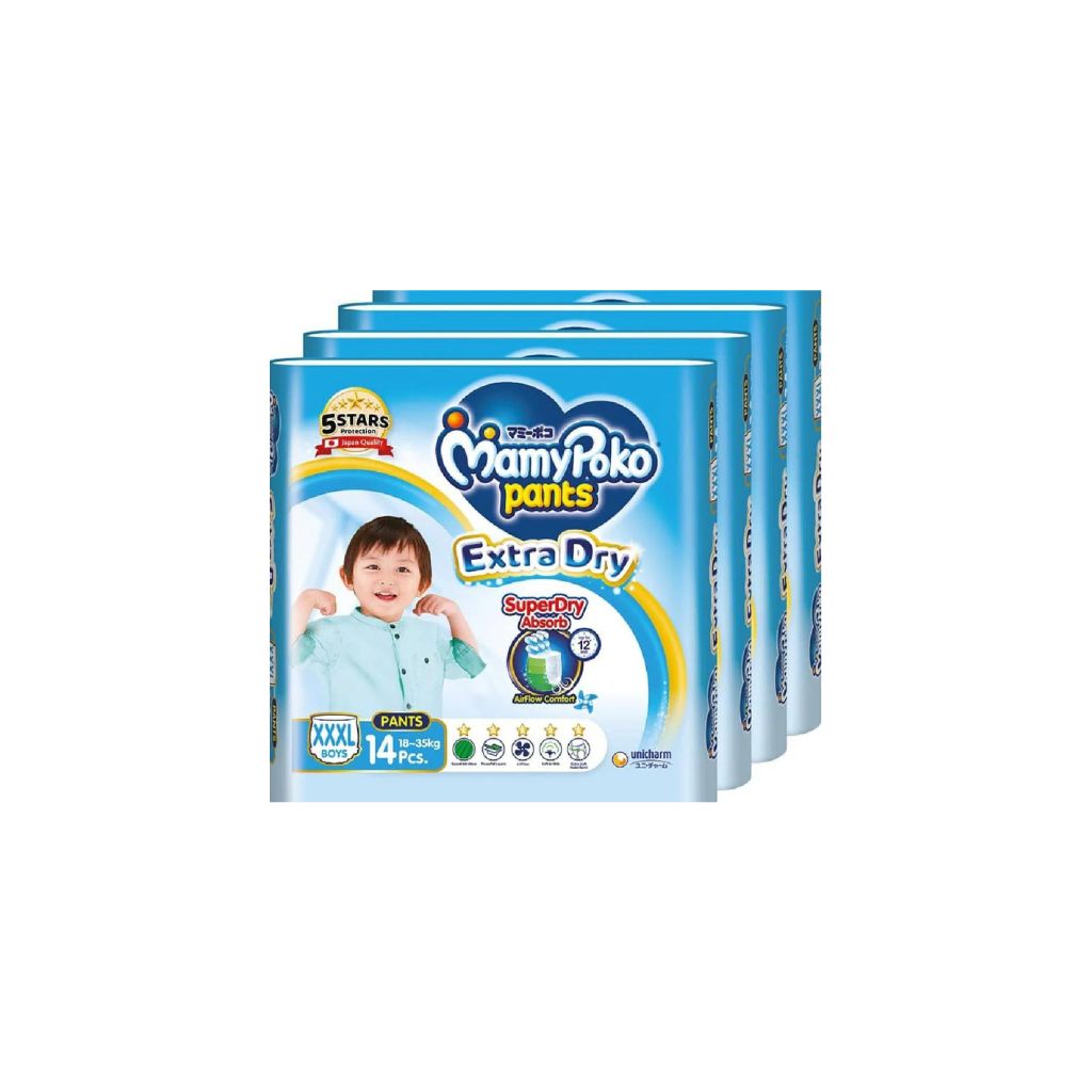 MamyPoko Pants - Carton XXXL 14 pcs x 4 pkt